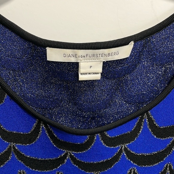 DVF Sparkly Sweater Dress Size Small Diane VonFurstenburg - Picture 3 of 12